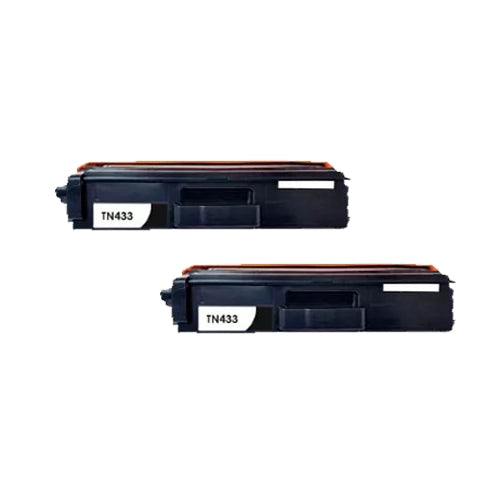 Compatible Premium 2 x TN443BK High Yield Black  Toner Cartridge - for use in Brother Printers Deals499