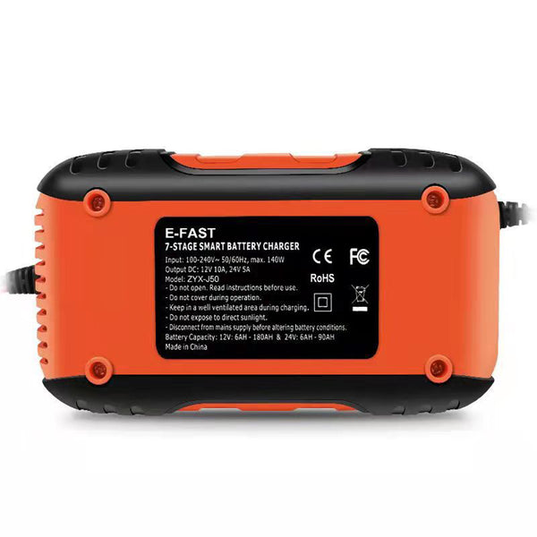 12V-24V Car Battery Charger LCD Automatic Smart Boat Caravan Motorcycle Truck Deals499