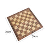 3 IN 1 Wooden Chess Set Folding Chessboard Wood Pieces Draughts Backgammon Toy Deals499