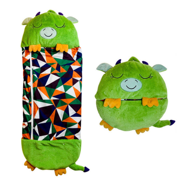 Large Size Happy Sleeping Bag Child Pillow Birthday Gift Camping Kids Nappers Green Deals499