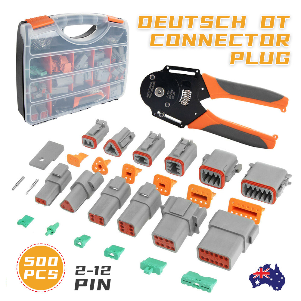 600PCS Deutsch DT Connector Plug Kit With Genuine Deutsch Crimp Tool Auto Marine Deals499