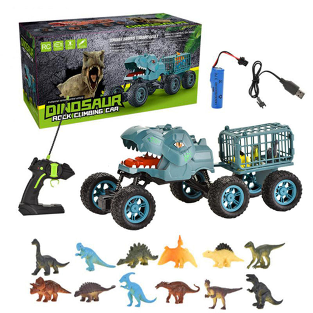 Dinosaur Truck Toy Set Transport Car Electric Remote Control Carrier Vehicle Kid Deals499