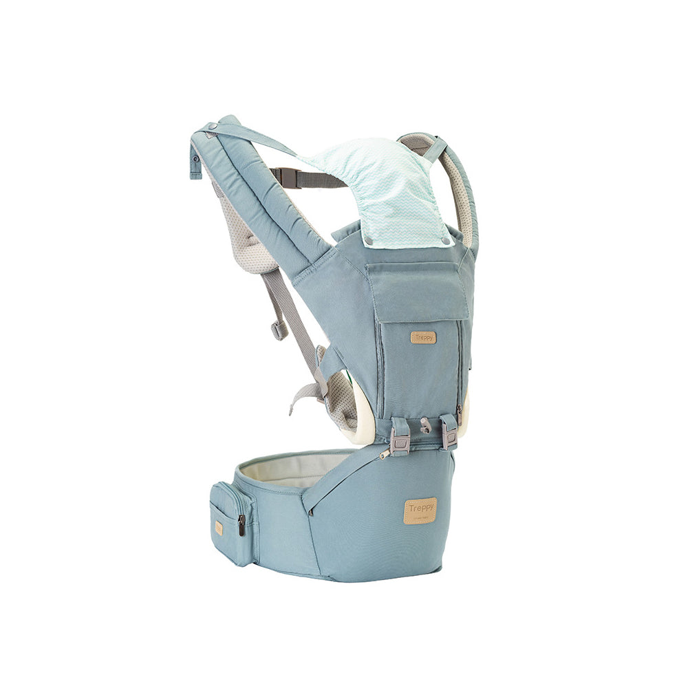 Adjustable Ergonomic Infant Baby Carrier With Hip Seat Stool Wrap Sling Backpack Lake Blue Deals499