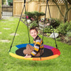 100cm Kids Flying Saucer Tree Swing Outdoor Round Swing Hammock Chair Yard Play Deals499