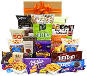 Indulgence Gift Hamper - Chips, Popcorn, Chocolate & Snacks - Sweet & Savoury Gift Hamper Box for Birthdays, Christmas, Easter, Weddings, Receptions, Anniversaries, Office & College Parties Deals499