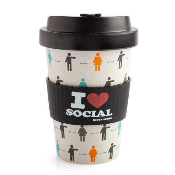 I Heart Social Distancing Eco-to-Go Bamboo Cup Deals499