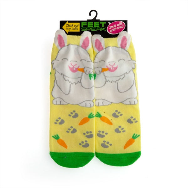Bunny Feet Speak Socks from Deals499 at Deals499