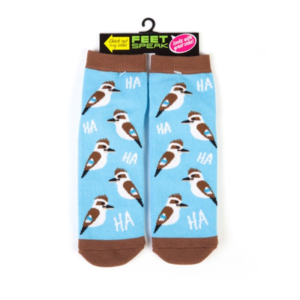 Kookaburra Feet Speak Socks from Deals499 at Deals499