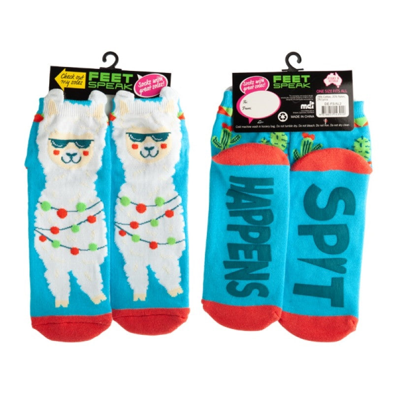 Big Alpaca Feet Speak Socks from Deals499 at Deals499