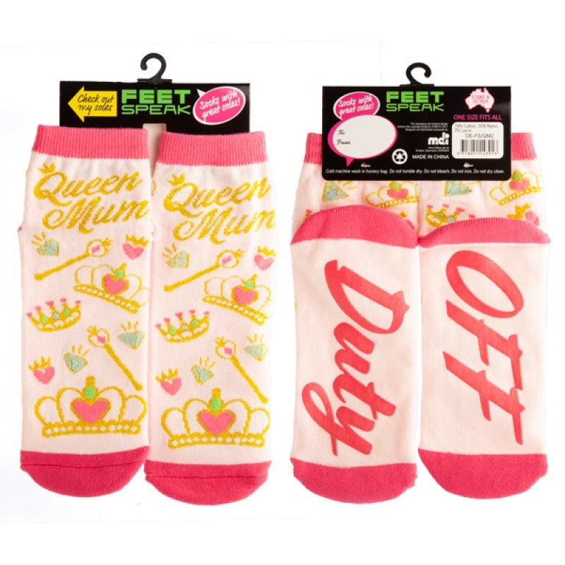 Queen Mum V2 Feet Speak Socks from Deals499 at Deals499