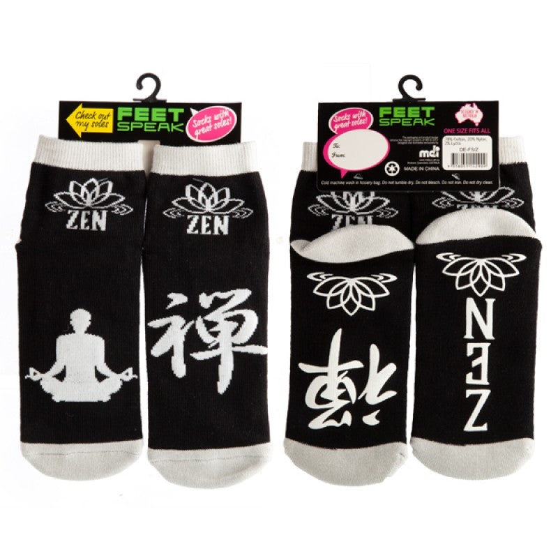 Zen Feet Speak Socks from Deals499 at Deals499