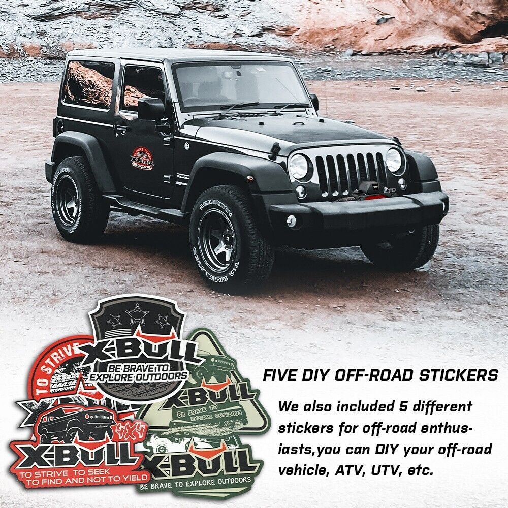 X-BULL Recovery tracks kit Boards 4WD strap mounting 4x4 Sand Snow Car qrange GEN3.0 6pcs blue Deals499