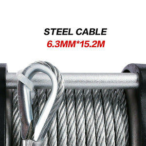 X-BULL Electric Winch 12V 5000LBS Wireless 15.2M Steel Cable ATV UTV 4WD Boat Deals499