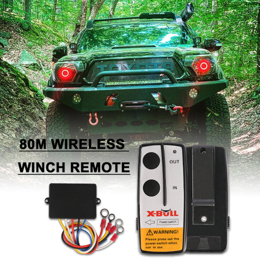 X-BULL Winch Solenoid Relay 12V 500A Winch Controller Twin Wireless Remote4WD4x4 Deals499