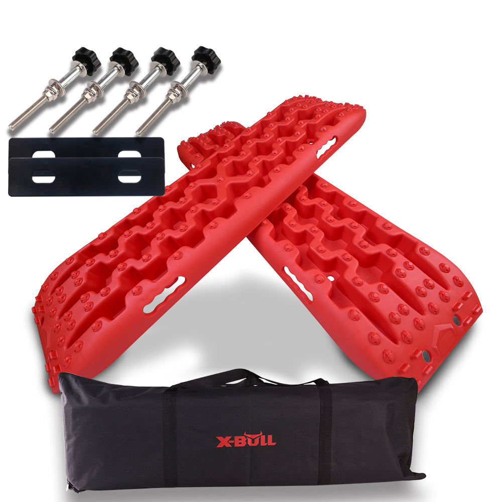 X-BULL Recovery tracks Sand tracks KIT Carry bag mounting pin Sand/Snow/Mud 10T 4WD-red Gen3.0 Deals499