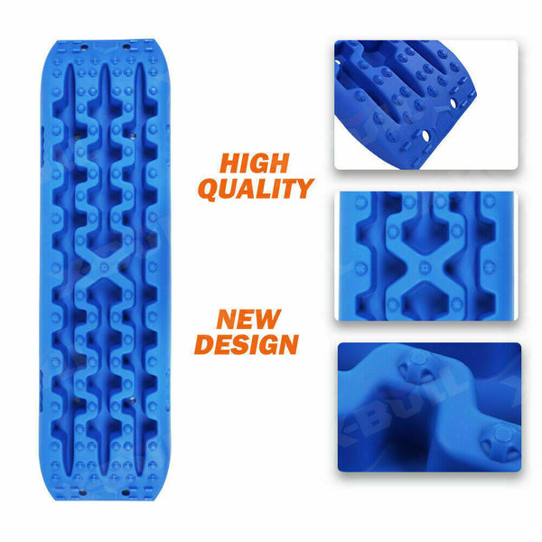 X-BULL Recovery tracks Mud Snow / Sand tracks / Grass 4X4 Caravan 2pairs 4WD Gen 3.0 - Blue Deals499