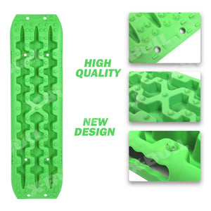 X-BULL Recovery tracks Sand tracks 2 Pairs Sand / Snow / Mud 10T 4WD Gen 3.0 - Green Deals499