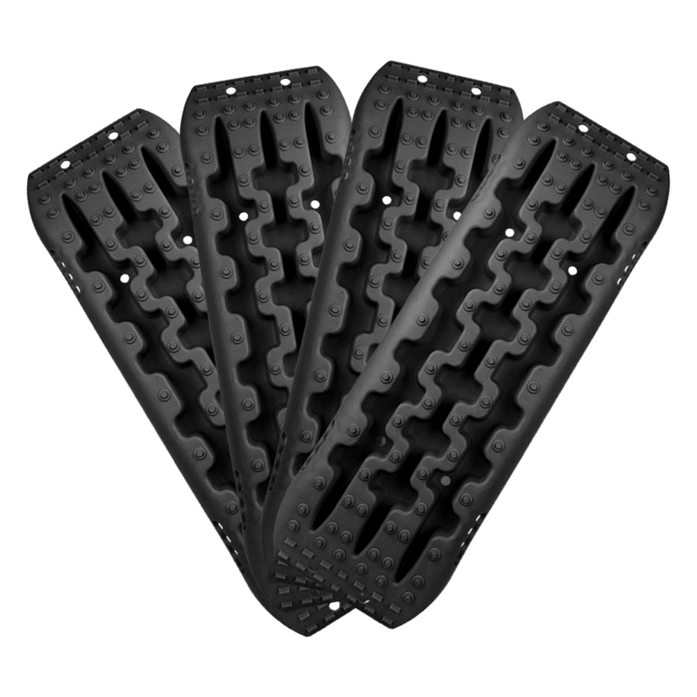 X-BULL Recovery Tracks Sand Track Mud Snow 2 pairs Gen 2.0 Accessory 4WD 4X4 - Black Deals499