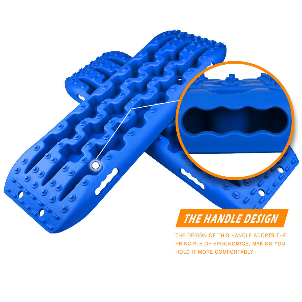 X-BULL Recovery tracks Sand tracks 2 pairs Sand / Snow / Mud 10T 4WD Gen 2.0 - blue Deals499