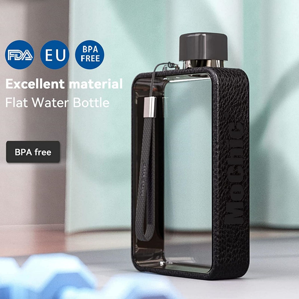 A5 Flat Water Bottle Portable Travel Mug BPA Free Water Bottle (Pink) Deals499
