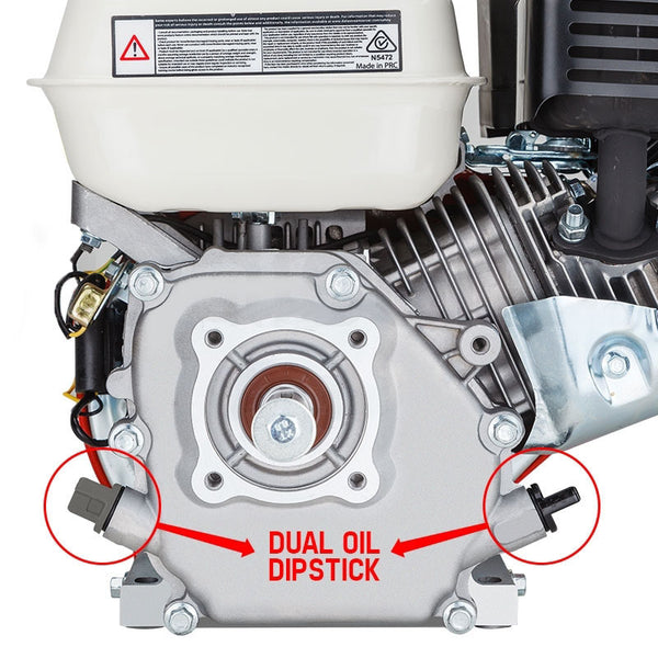 Baumr-AG 7HP Petrol Stationary Engine OHV 4-Stroke Horizontal Shaft Replacement Motor Deals499