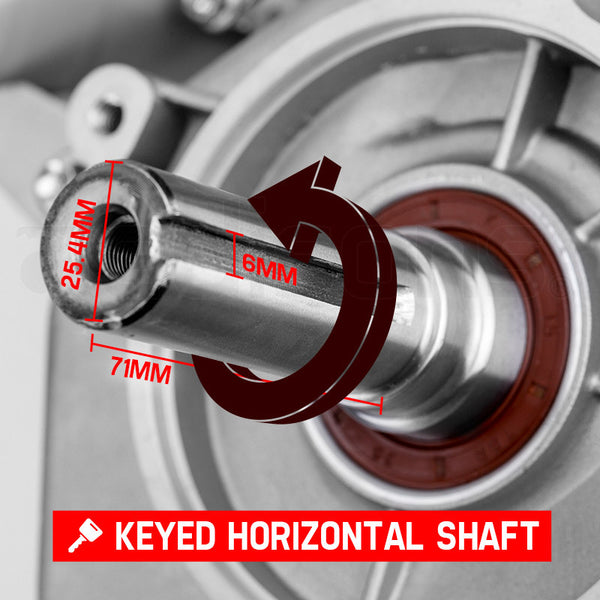 Baumr-AG 16HP Petrol Engine OHV Stationary Motor 4-Stroke Horizontal Shaft Replacement Deals499