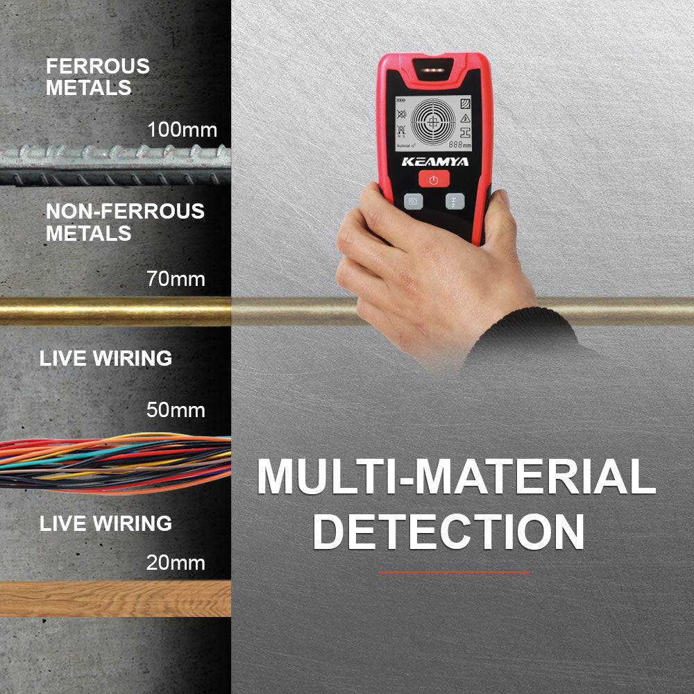 KEAMYA Digital Wall Scanner Multi Material Detector Universal Tester Stud Finder Deals499