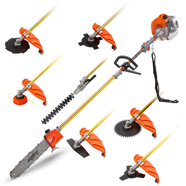 MTM 62CC Pole Chainsaw Hedge Trimmer Brush Cutter Whipper Snipper Multi Tool Saw Deals499