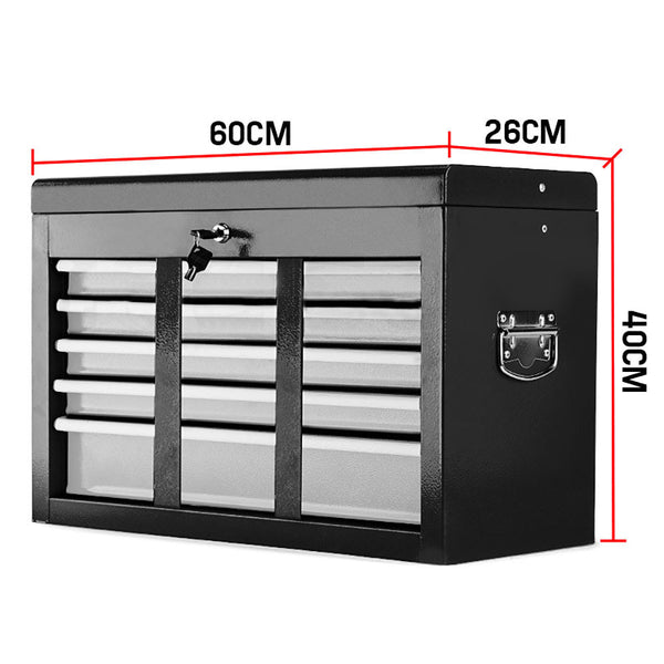BULLET 9 Drawer Tool Box Chest Garage Storage Mechanic Organiser Toolbox Set Deals499