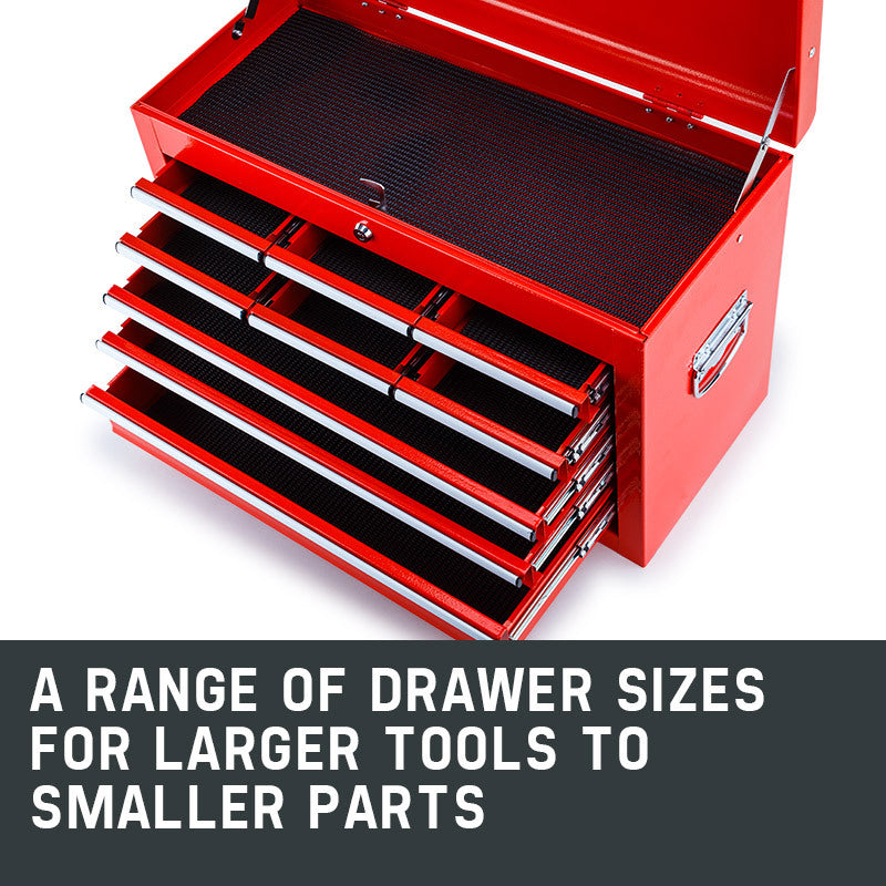 BULLET 9 Drawer Tool Box Chest Organiser Mechanic Garage Storage Toolbox Set Deals499