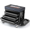 BULLET Rolling Tool Box Stool Mechanic Creeper Toolbox Seat Cushion Garage Tray Deals499