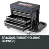 BULLET Rolling Tool Box Stool Mechanic Creeper Toolbox Seat Cushion Garage Tray Deals499