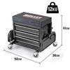 BULLET Rolling Tool Box Stool Mechanic Creeper Toolbox Seat Cushion Garage Tray Deals499
