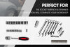 BULLET 118pc Tool Kit Box Set Metal Spanner Organizer Toolbox Household Socket Deals499