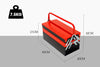 BULLET 118pc Tool Kit Box Set Metal Spanner Household Organizer Toolbox Socket Deals499