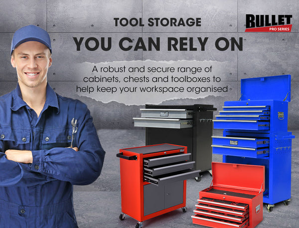 BULLET 118pc Tool Kit Box Set Metal Spanner Organizer Socket Household Toolbox Deals499