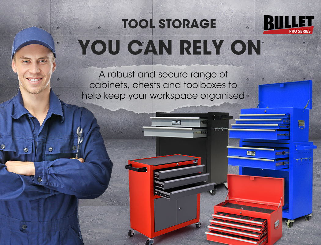 BULLET 118pc Tool Kit Box Set Metal Spanner Organizer Household Socket Toolbox Deals499