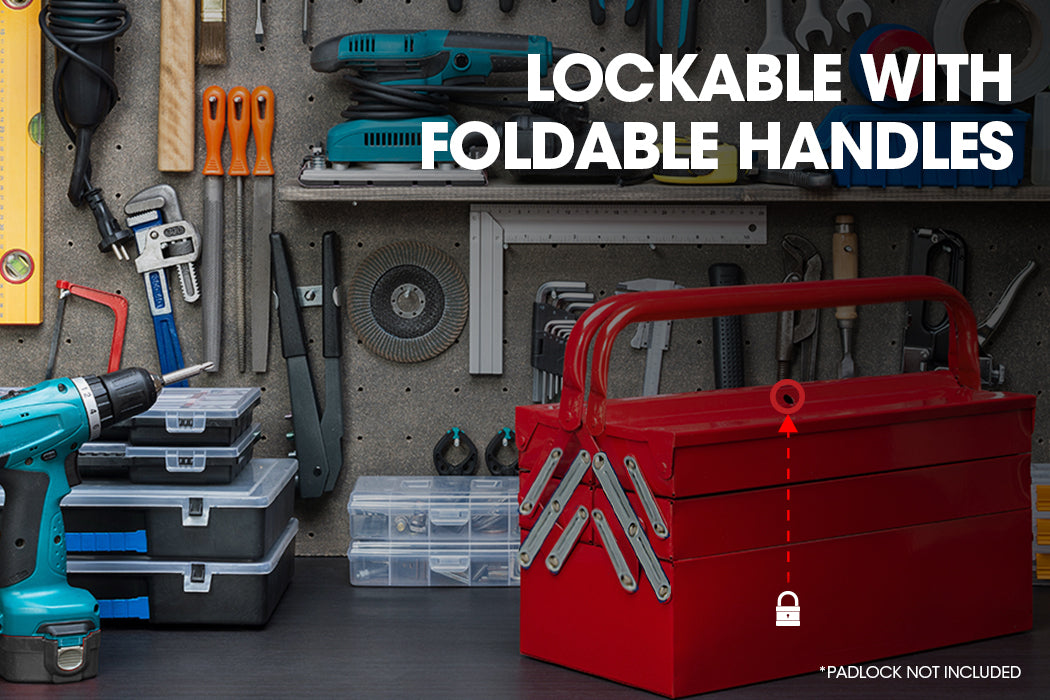 BULLET 118pc Tool Kit Box Set Metal Spanner Socket Organizer Household Toolbox Deals499