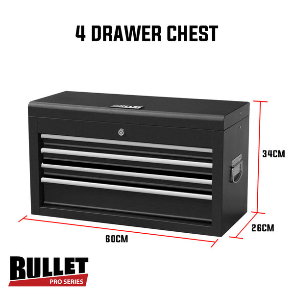BULLET 478 Piece Tool Box Chest Kit Storage Cabinet Set Drawers With Tools BLACK Deals499