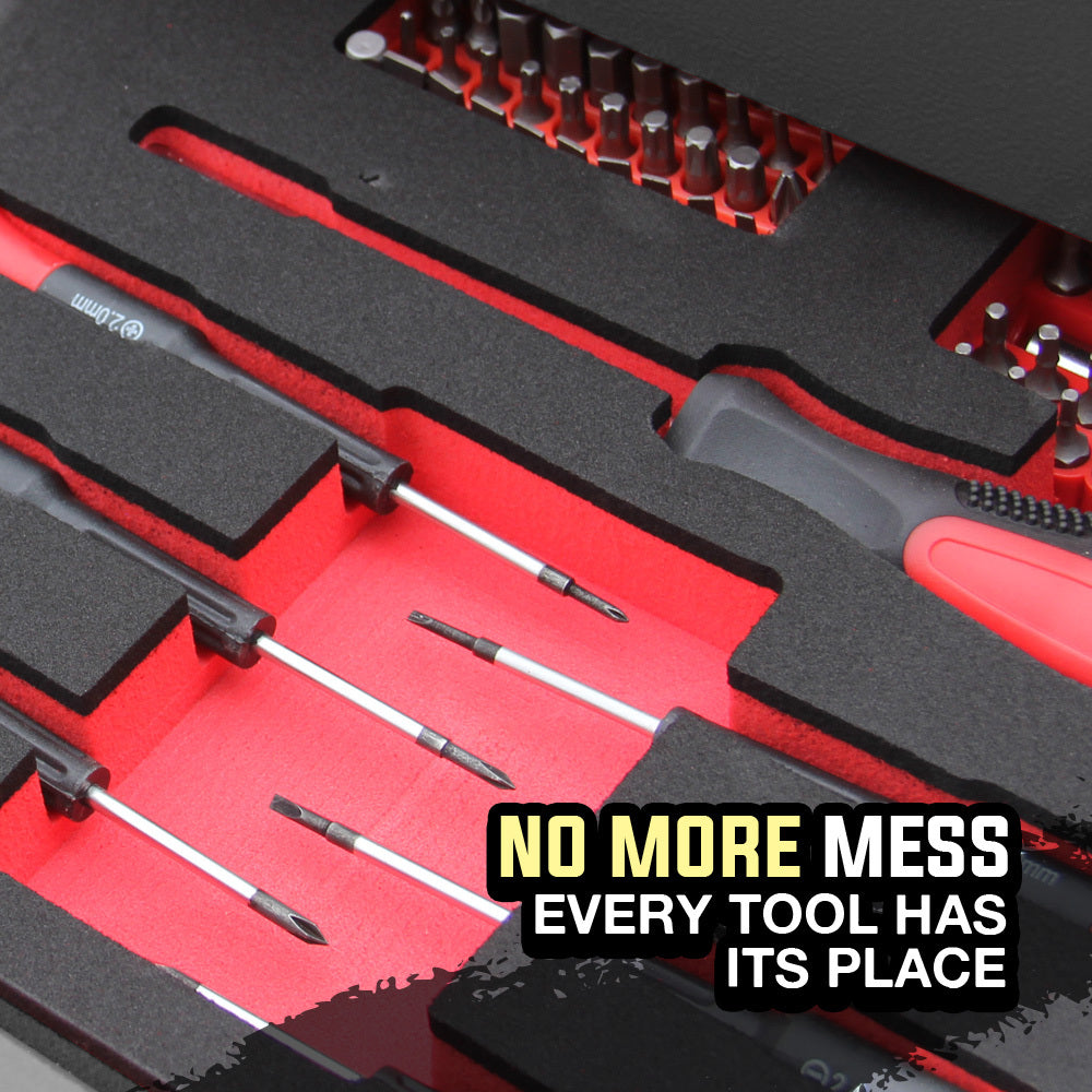 BULLET 478 Piece Tool Box Chest Kit Storage Cabinet Set Drawers With Tools BLACK Deals499