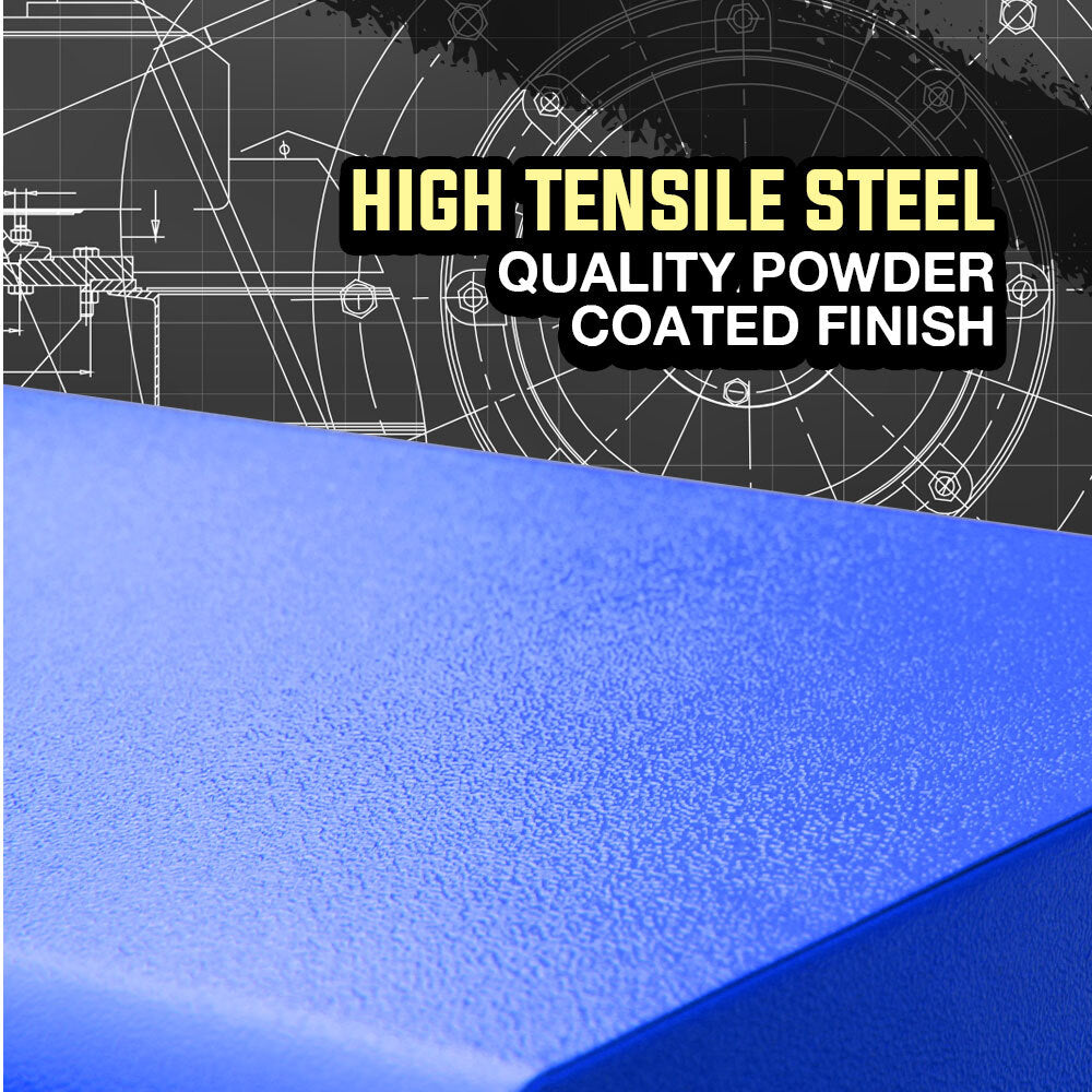 BULLET Tool Kit Chest Cabinet Box Set Storage Metal Wheels Rolling Drawers Steel Blue Deals499