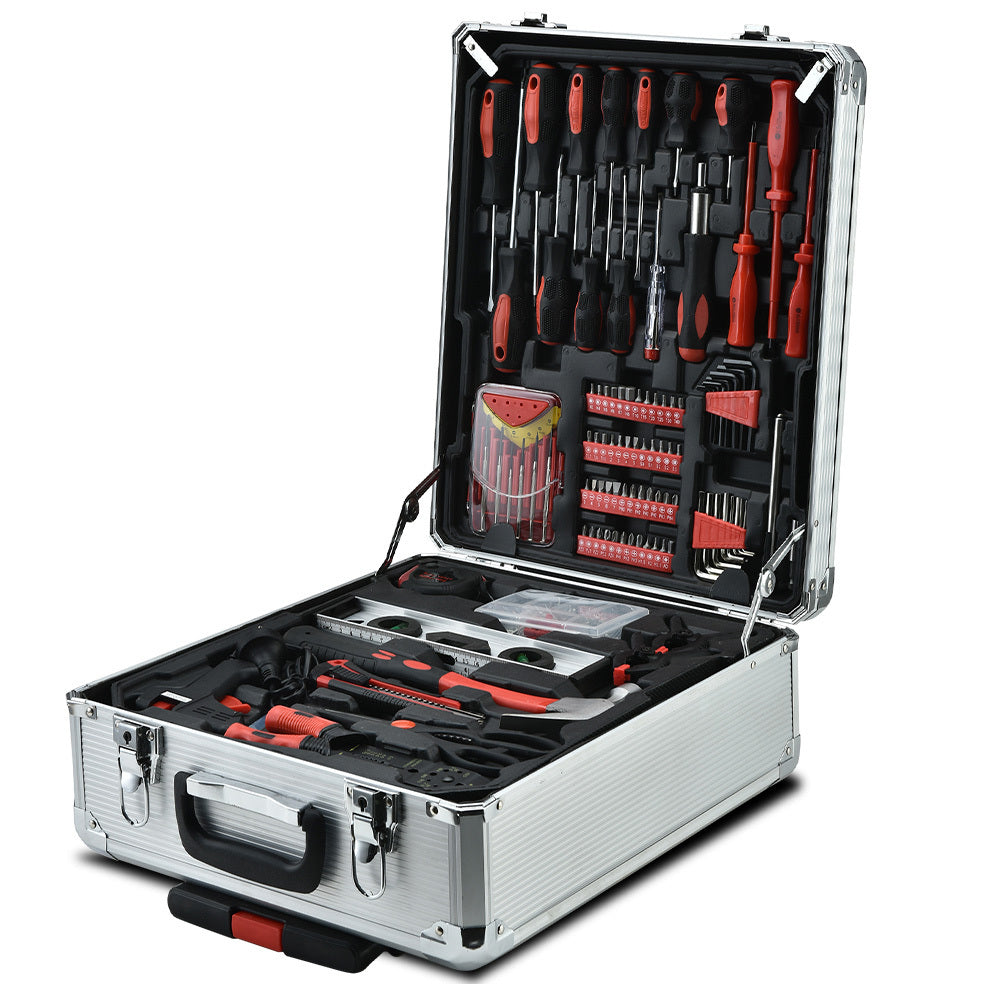 BULLET 925PC Tool Box On Wheels Kit Trolley Mobile Handle Toolbox Storage Set Deals499