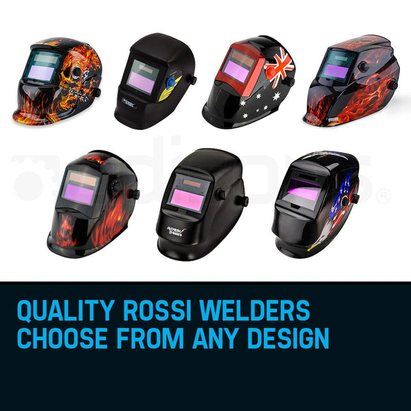 ROSSI Solar Auto Darkening Welding Helmet Mask MIG/ARC/TIG Welder Machine Deals499