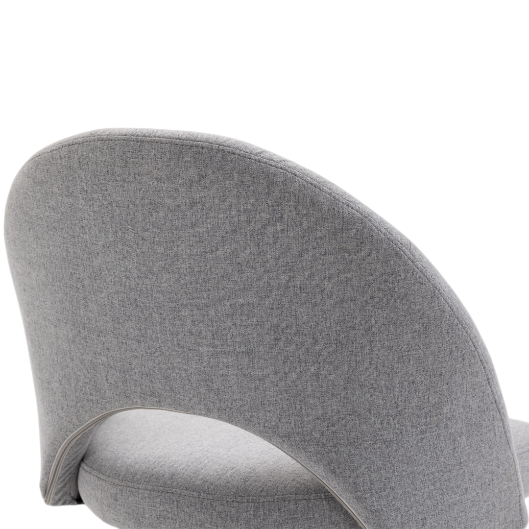 Fabric Office Chair Computer Upholstered Swivel Home Desk Chair  Grey Deals499