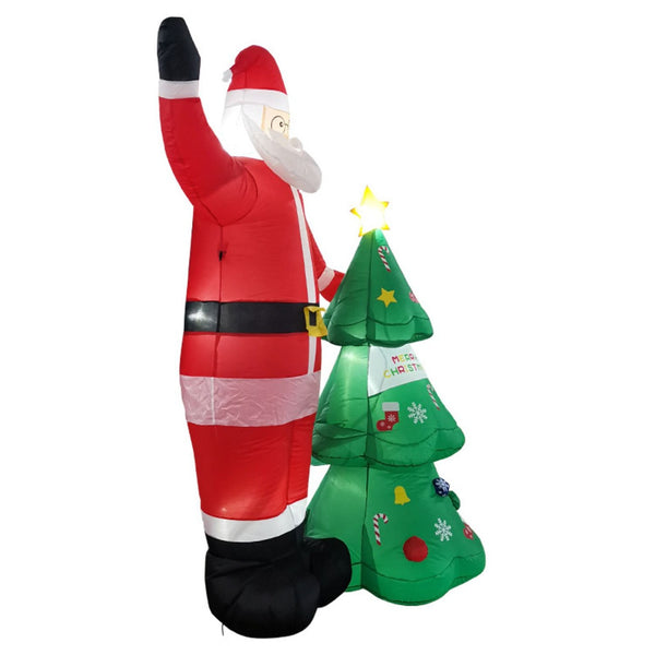 Festiss 2.5m Santa and Christmas Tree Christmas Inflatable with LED FS-INF-01 Deals499