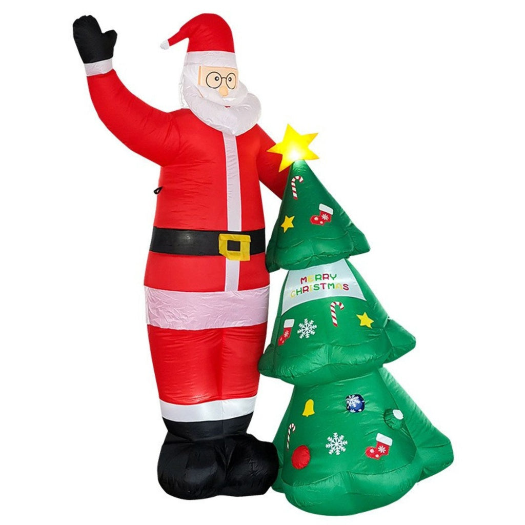 Festiss 2.5m Santa and Christmas Tree Christmas Inflatable with LED FS-INF-01 Deals499