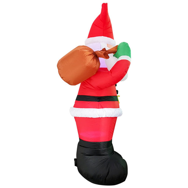 Festiss 1.8m Santa Waving Christmas Inflatable with LED FS-INF-02 Deals499