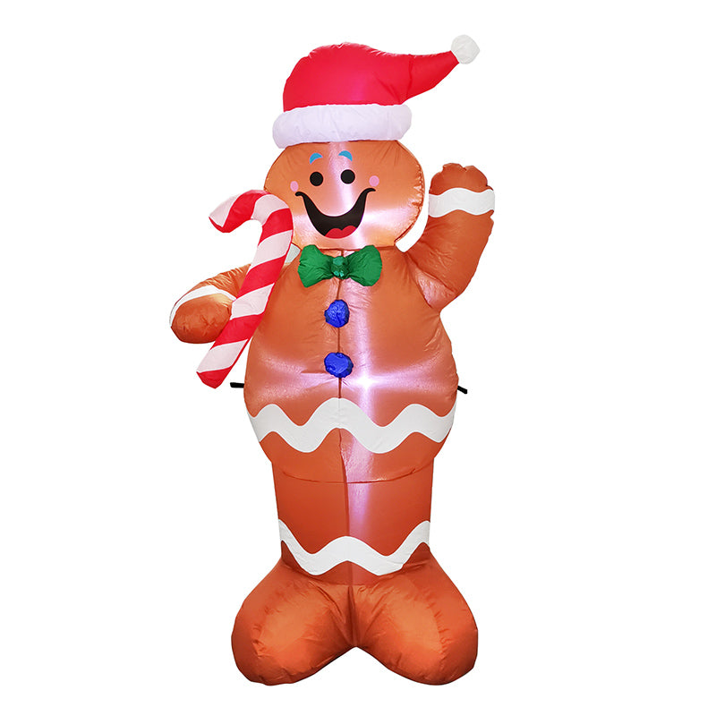 Festiss 1.5m Gingerbread Man Christmas Inflatable with LED FS-INF-06 Deals499