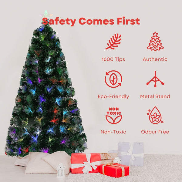 Festiss 1.8m Fiber Optic Artificial Christmas Trees FS-TREE-02 Deals499