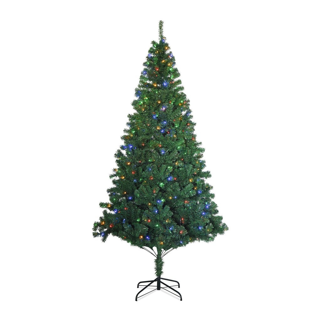Festiss 2.4m Christmas Tree with 4 Colour LED FS-TREE-07 Deals499